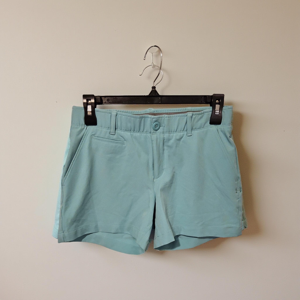 1 Preloved EUC Size 4 Under Armour Blue/teal Shorts
